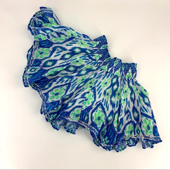 2/$25 Justice Girls' Patterned Skirt with Sequin Hem and Modesty Shorts, 12 - Picture 2 of 12